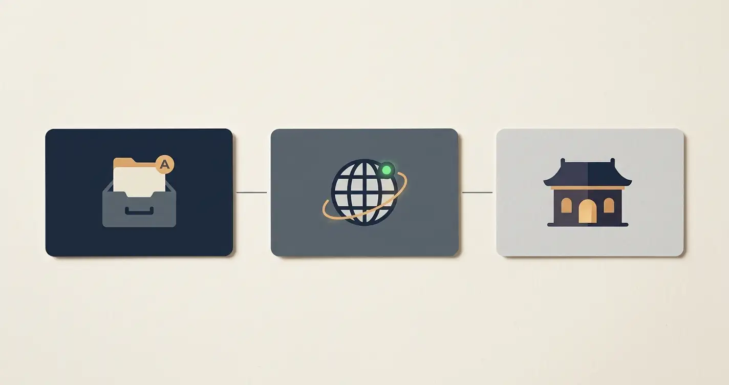 Illustration of three separate cards representing Aspers Online, Rialto and Genting Stratford contexts